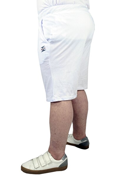 ModeXL Mode Xl Men's Capri Single Jersey Sweep Check 22137 White