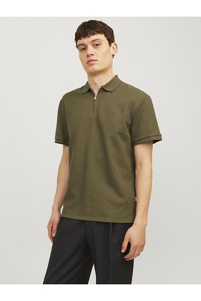 Jack & Jones Premium Einfarbiges Polo-T-Shirt