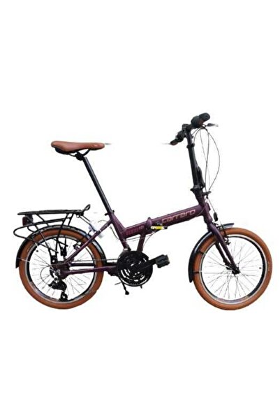 Carraro 2022 Flexi 121 V-fren 35 Cm Katlanır Bisiklet Viola Bakır