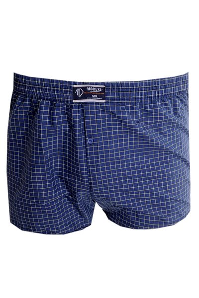 ModeXL Mode Xl Ανδρικό μοτίβο μπόξερ Poplin 6348 Navy Blue