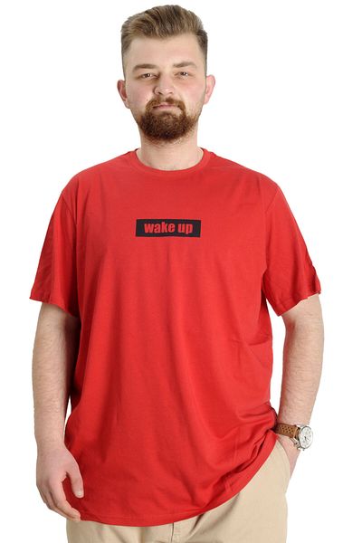 ModeXL Mode Xl Large Size Men's T-shirt Keep The Glow 23149 Red