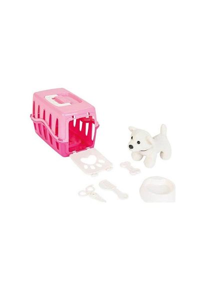 PİLSAN 03 358 My Cute Dog with Pink Carrying Box