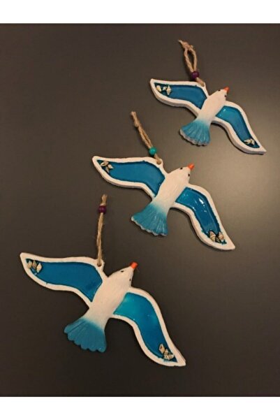 3-Piece Hanging Seagull Garden Balcony Wall Ornament
