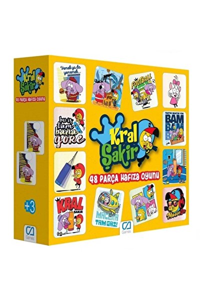 Genel Markalar Ca Kral Şakir 48 Parça Hafıza Oyunu Ca.5112