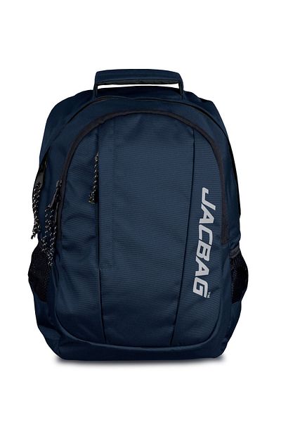 Jacbag حقيبة ظهر سوداء ذات مقصورة مزدوجة