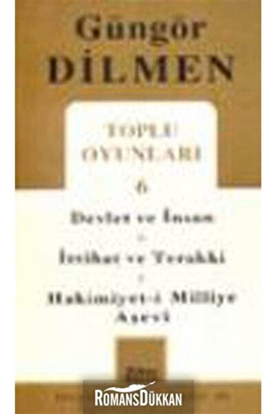 Mitos Boyut Yayınları Toplu Oyunları 6 Devlet Ve Insan, Güngör Dilmen, , Topl...