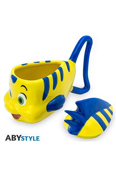 ABYstyle DİSNEY 3D Kupa Küçük Denizkızı Pisi Balığı