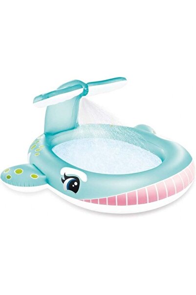 Intex Balina Şekilli Fıskiyeli Gölgelikli Şişme Bebek Çocuk Havuzu