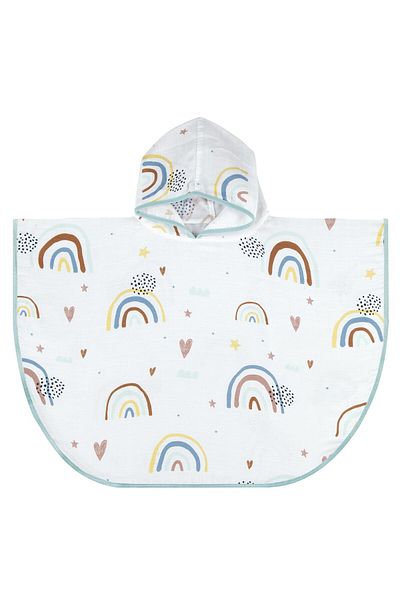Miespiga Rainbow Muslin Poncho για παιδιά