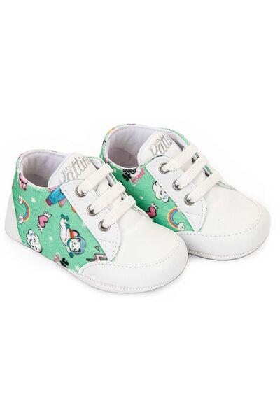 Baby Pattini Newborn Baby Booties, Ilkadım Home Booties, Anti-Sweat Cotton Lined Sports Booties