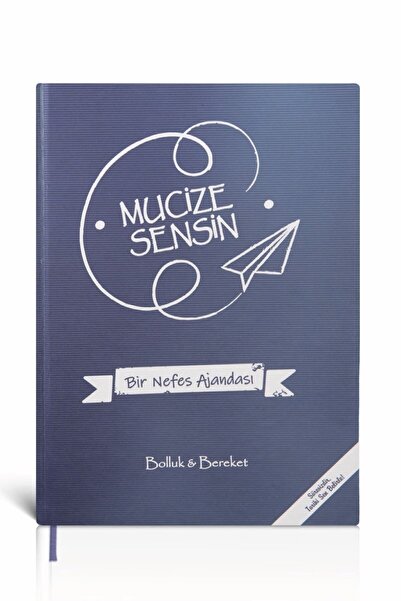 asha vibes Mucize Sensin Tarihsiz Süresiz Ajanda. Lacivert Kapaklı, 192 Sayfa...