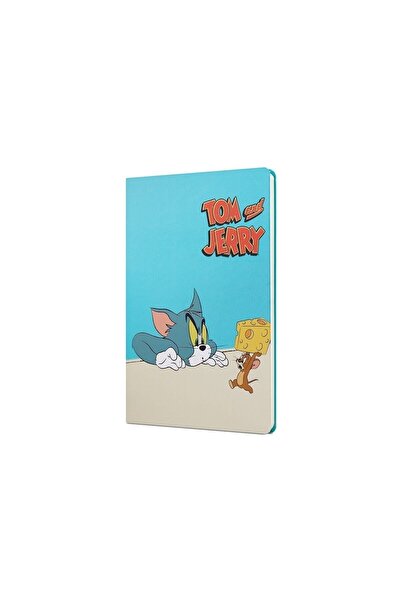 Mabbels Tom And Jerry Peynir Sert Kapak Butik Defter Mavi Çizgisiz 80 Yaprak