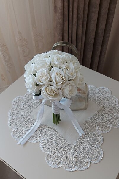 Verda Tasarım Beyaz Gül Demeti