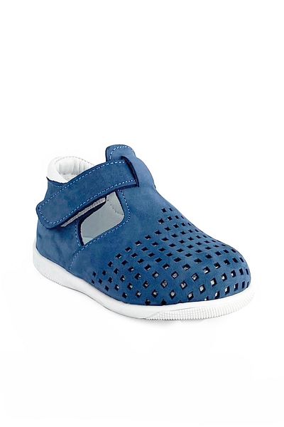 Cici Bebe Ayakkabı Sandale din piele naturală din denim nubuck pentru băiat