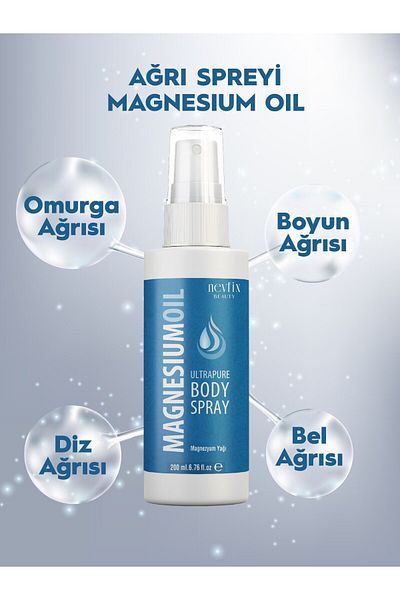 Nevfix Beauty Pure Magnesium Chloride Oil 200 ml