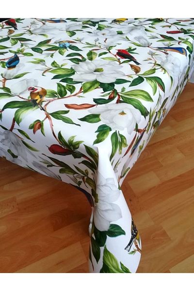 Blue Home Fata de masa PVC antiderapanta, detasabila, captusita cu Fiesta - ? Kuşlu2023