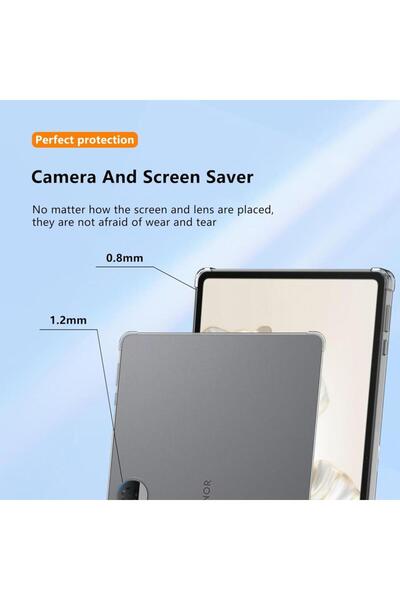 UnDePlus Case for Honor Pad 9 12.1 / 9 Pro / V8 Pro Case Shockproof Transparent Cover