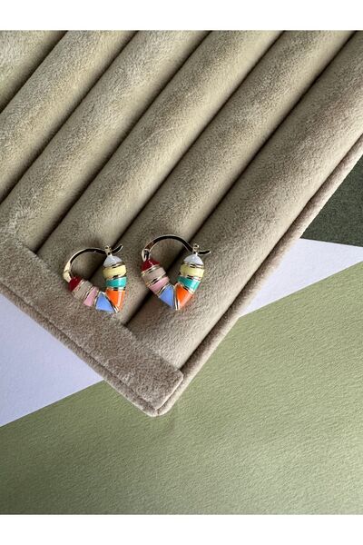 ringbox Colorful and Mini Heart Earrings