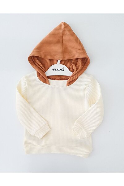 Necix's Hooded Baby Jumpsuit with Bear Figure