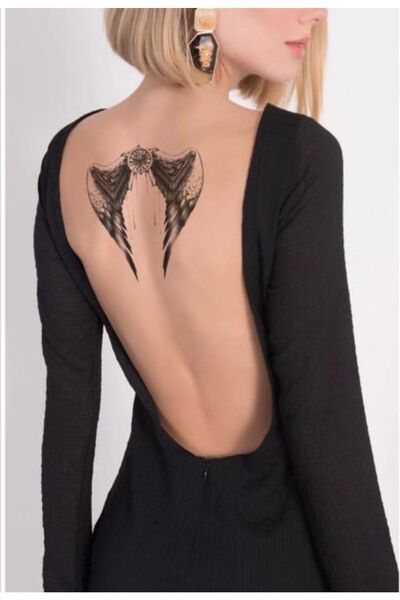 Be Best Unisex Sonsuzluk Melek Kandı Geçici Dövme Cd362