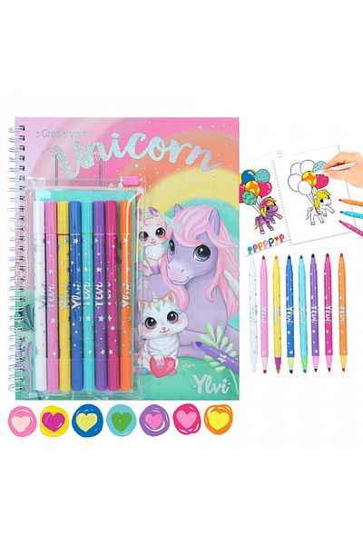 Top Model Ylvi Coloring Book with Pencil Set