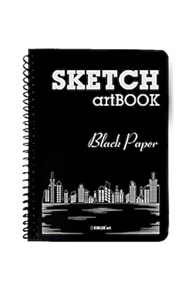 Art Tone 120 Gran Black Sketchbook - 17X24 Spiral and 40 Yp Plain Design
