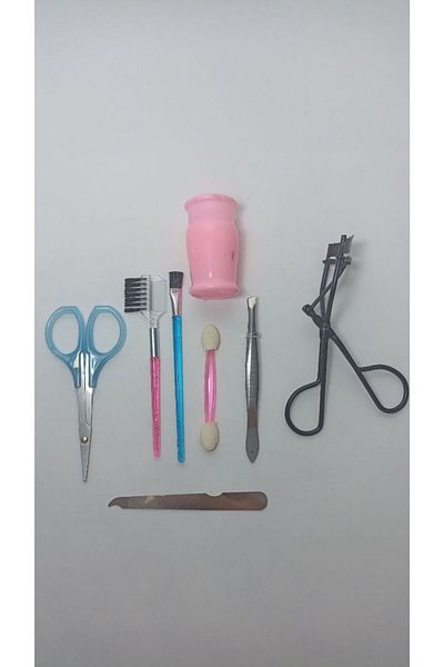 HANK TİCARET Portable Eyelash Curling Set - for Care, Makeup and Cleaning