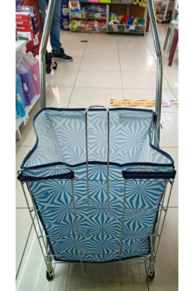 Noname Pazar Arabası - Telli Ve Sağlam Karma Renk