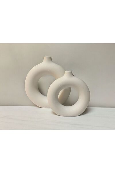 Esras desings Halka Vazo Bohem Biblo 2’li Set