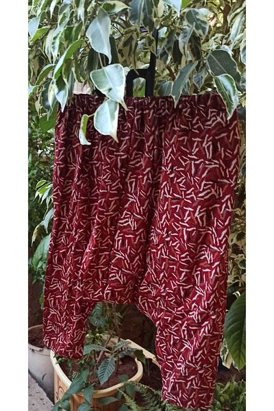 MEŞHUR ŞALVARCI PELİN Floral Patterned Combination Shalwar for Mother and Daughter - Single Piece