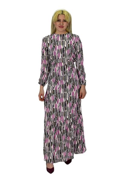Nazal Rochie cu dungi pentru femei cu imprimeu - BGL-ST03515