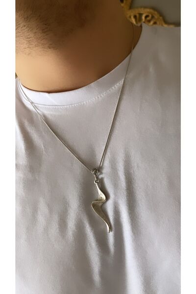 by özllem Men's Design Lightning Necklace