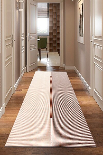 aymira home Baskı Dört Mevsim Kaymaz Yıkanabilir Kesme Koridor Mutfak ve Oda ...