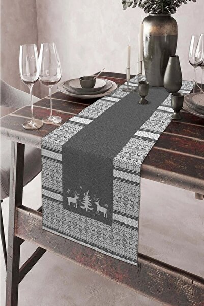 aymira home Home 40x140cm Dokuma Leke Tutmaz Baskılı Premium Tay Tüyü Kumaş M...