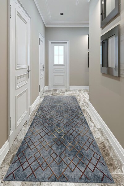 aymira home قاعدة زخرفية مطبوعة رقمية مضادة للانزلاق، قابلة للغسل، قماش مخملي...