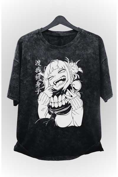 Fuddy Moda Himiko Manga Štampano Unisex Oversize kroj T-shirt - Periva retro ...
