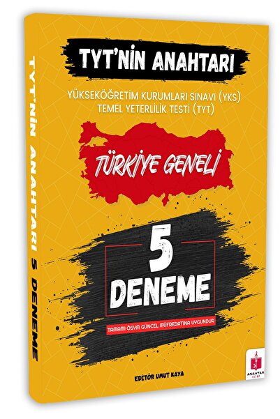 Anahtar Kitap 2026 Tyt'nin Anahtarı Türkiye Geneli 5'li Deneme