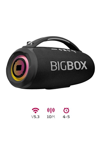 ROYALTREND 40W Güç Çift Bass Usb Hafıza Kartı Aux Fm Led Işıklı Bluetooth Hop...