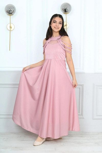 Wild Flower Stylish and Comfortable Satin Evening Dress for Girl - Monorail Cut, Flamboyant Graduation Ball Gown, Wedding Party Dress