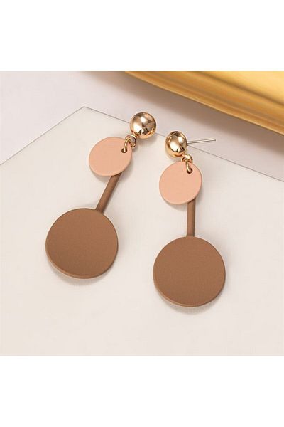 So Much Accesories So-much Women's Special Design Soft Colors Dangle Double Earrings