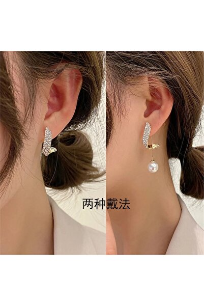 So Much Accesories So-much Pearl Zircon Stone Elegant Earrings-1