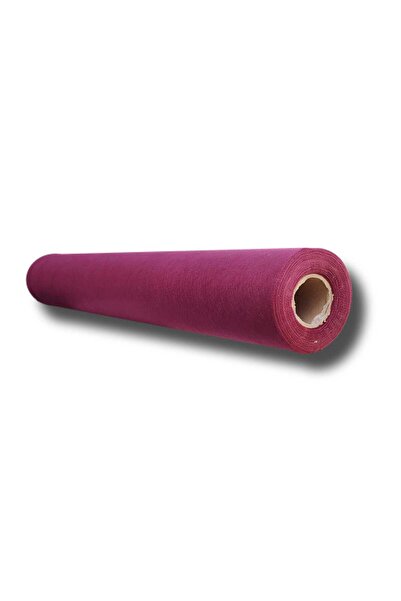 AÇILIŞ VE  SÜSLEME İÇİN BORDO  ELYAF TELA KUMAŞ 65 CM 15 MT