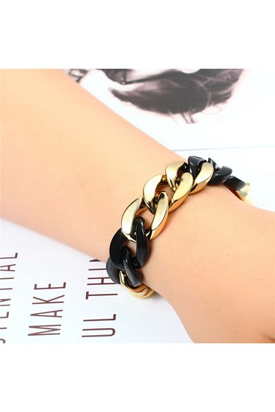 So Much Accesories So-Much 2022 Season Women's Thick Style Chain Bracelet-5