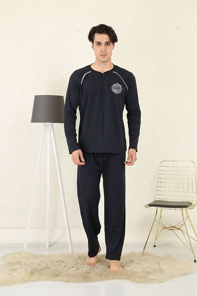 ŞİPKA 100% COTTON SUPERIOR MEN'S PLUS SIZE PAJAMA SET 915