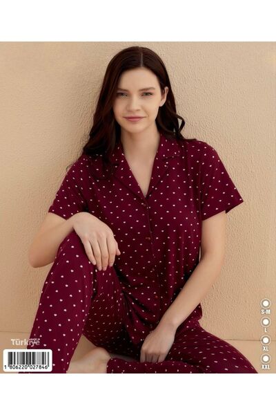 İpek Σετ πιτζάμες με κουμπιά μπροστά