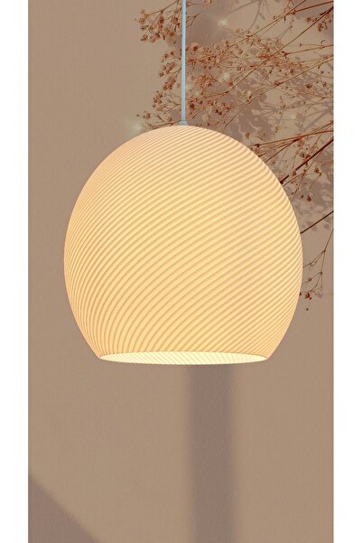 Bambulamp Alice Beyaz Avize Yatak Odası, Mutfak, Oturma Odası Tasarım Tekli S...