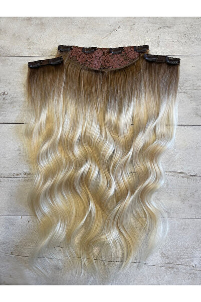 Suzan Peruk Yarımay+2 yan çıtçıt Doğal saç Her işlem yapılabilir Suzan peruk ...