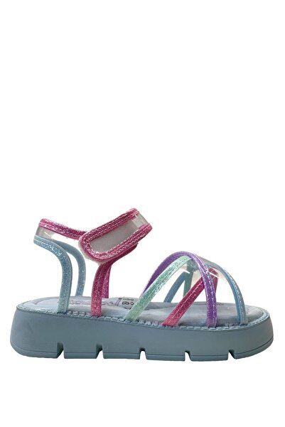 Tuğba Ortopedi 837 Model Ortopedic Aqua Green Sandale pentru fetiță