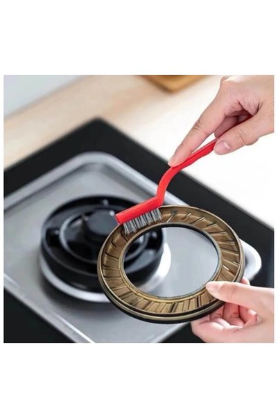stilsenin34 3 Pieces Cooker Oven Barbecue Grill Airfryer Cleaning Wire Rust Removal Brush 3 Pieces Oil Cleaning Brush