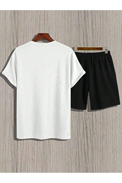 Mella&Co Men's T-Shirt and Sweatpants Set - Printed